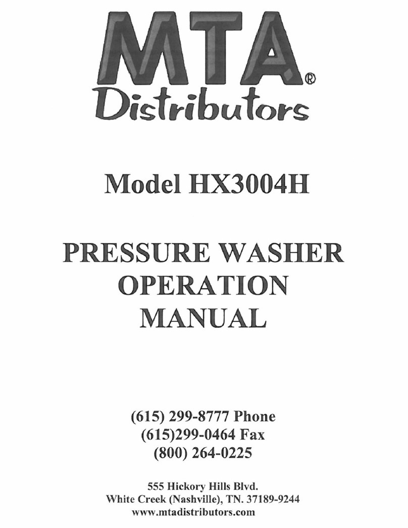 HydroQuip HX3004H Operation manual