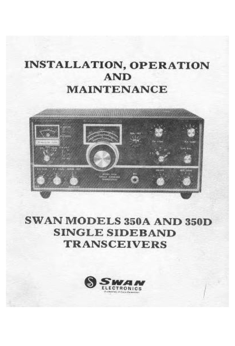 Swann 350A Installation, operation and maintenance