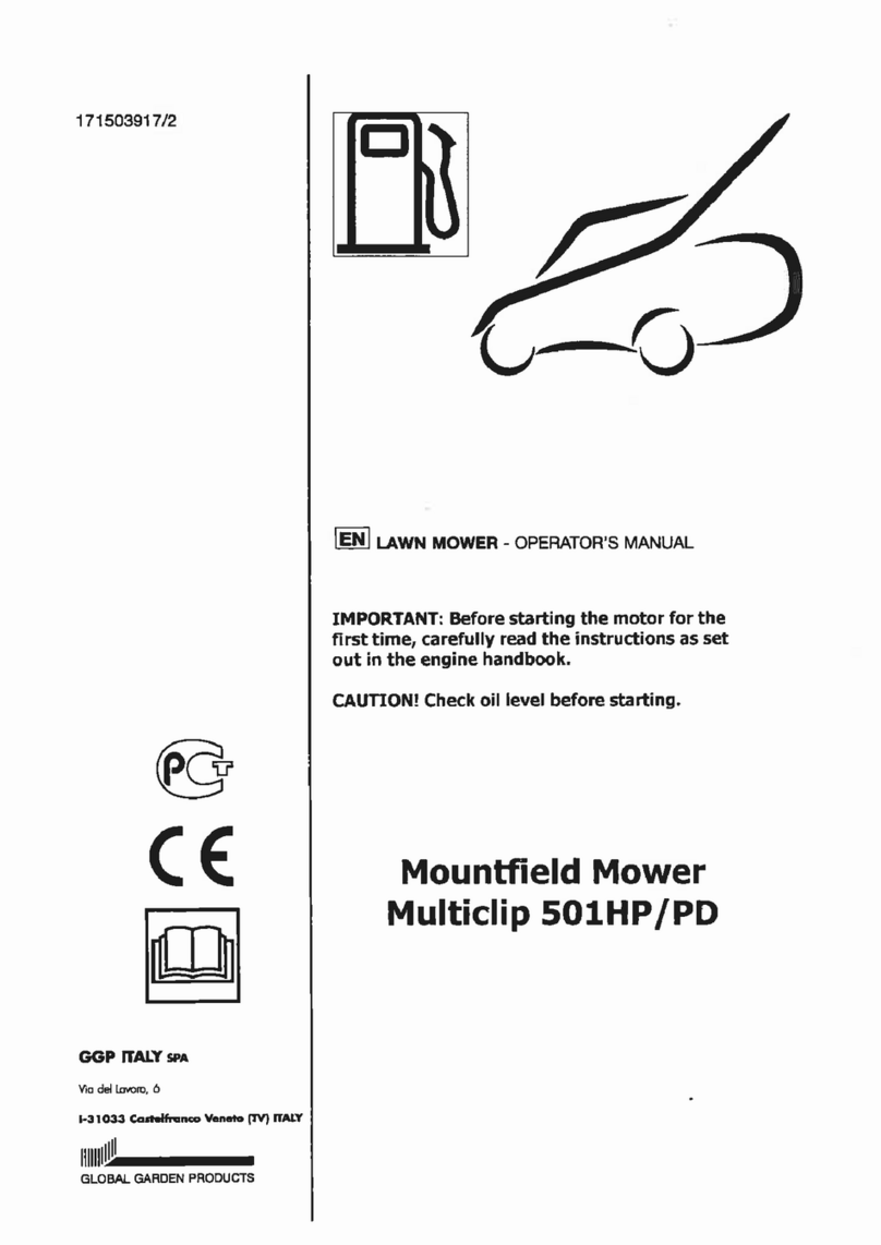 Mountfield Multiclip 501HP/PD User manual