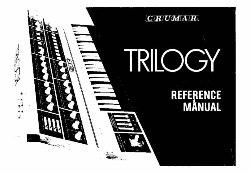 Crumar Trilogy User manual
