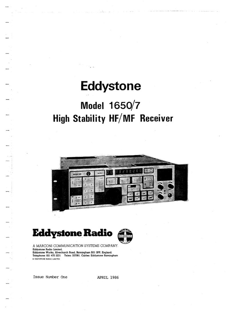 Eddystone 1650/7 User manual