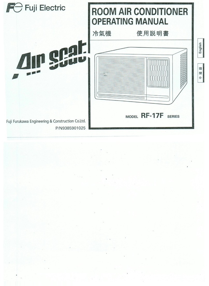Fuji Electric Air scat RF-17F series User manual