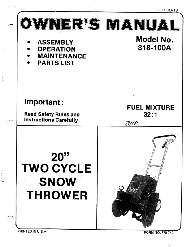 MTD 318-100a User manual
