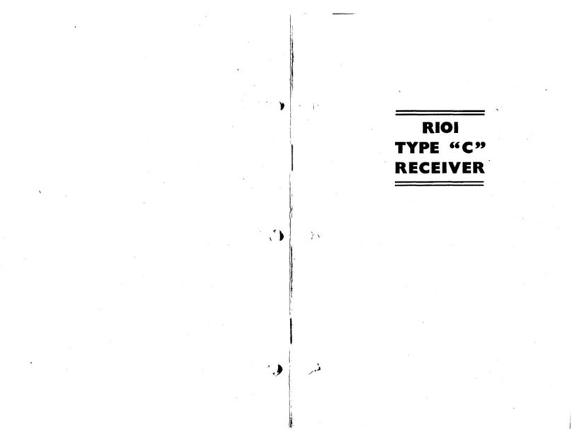 Eddystone R191 C User manual