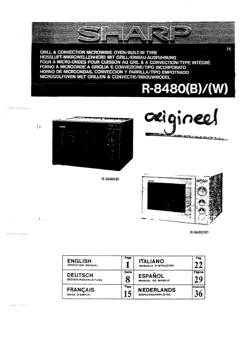 Sharp R8480(B) User manual