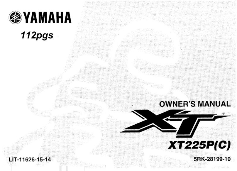 Yamaha XT225P(C) User manual