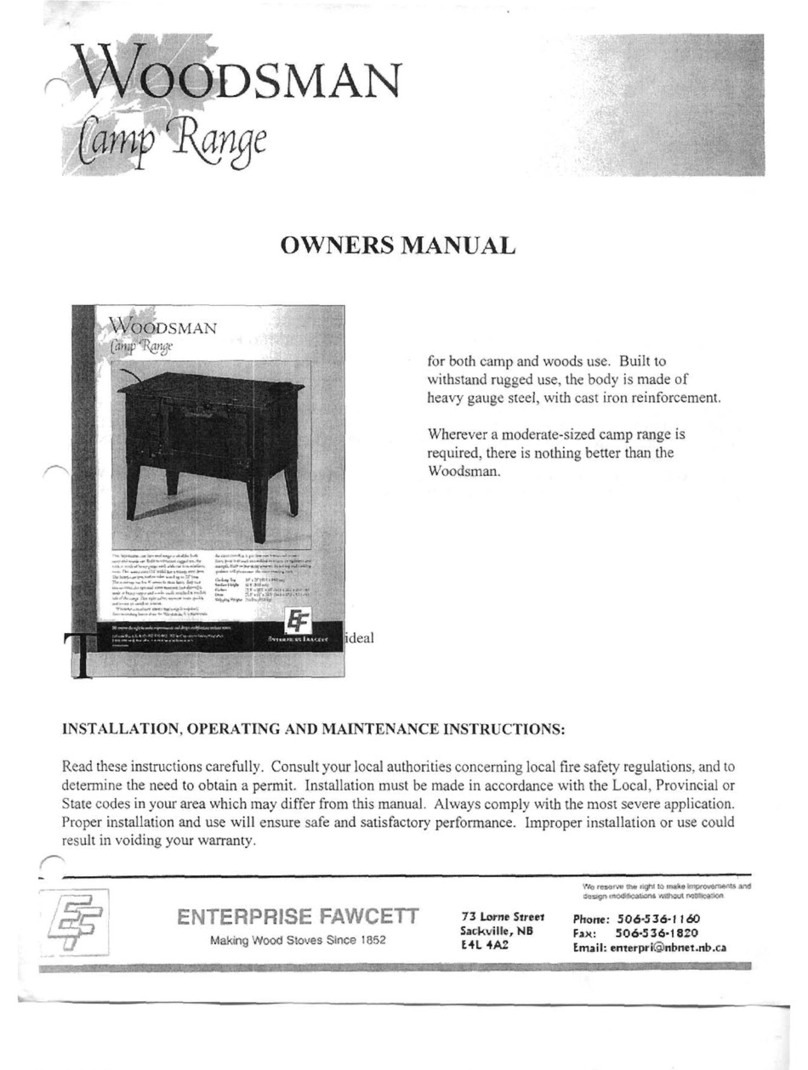 Woodsman Camp Range owner's manual