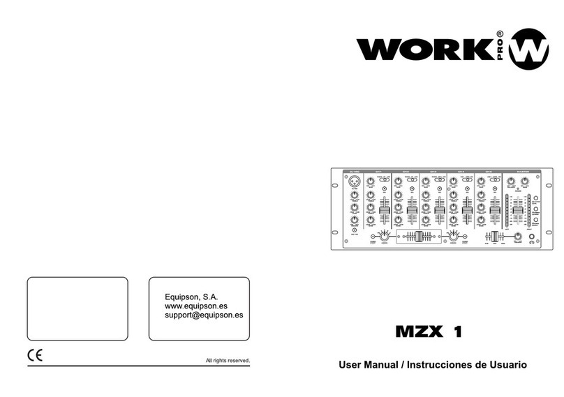 WorkPro MZX 1 User manual