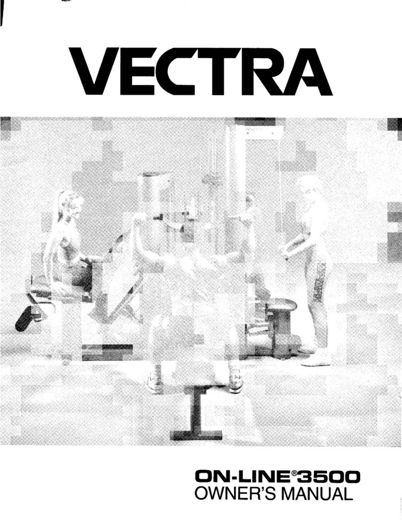 Vectra Fitness On-Line 3500 owner's manual