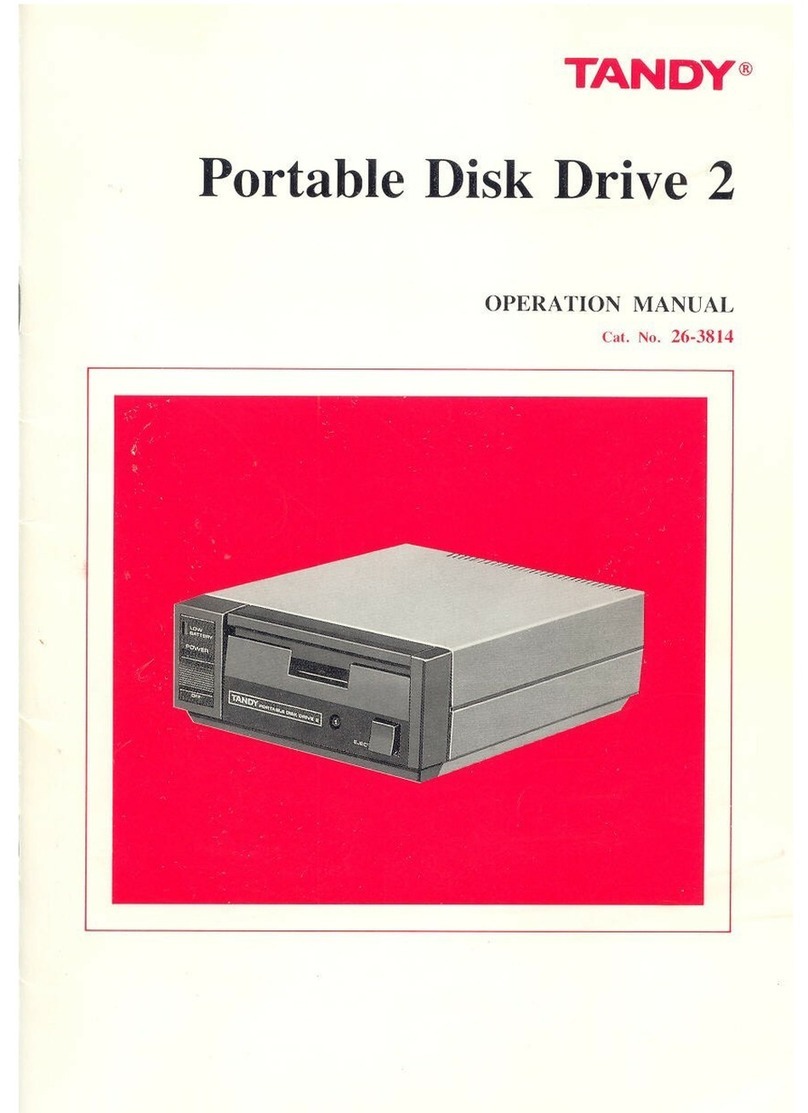 Tandy Portable Disk Drive 2 Operation manual