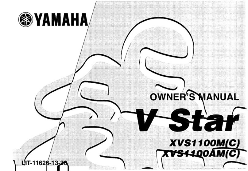 Yamaha V Star XVS1100MC User manual