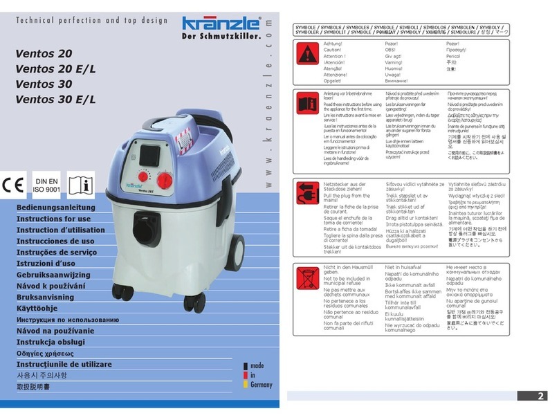 Kranzle Ventos 20 User manual