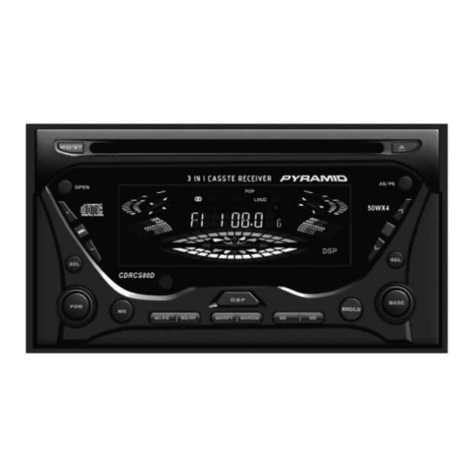 Pyramid CDRCS80D Instruction & owner's manual