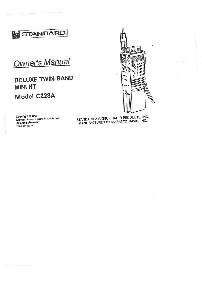 Standart C228A owner's manual