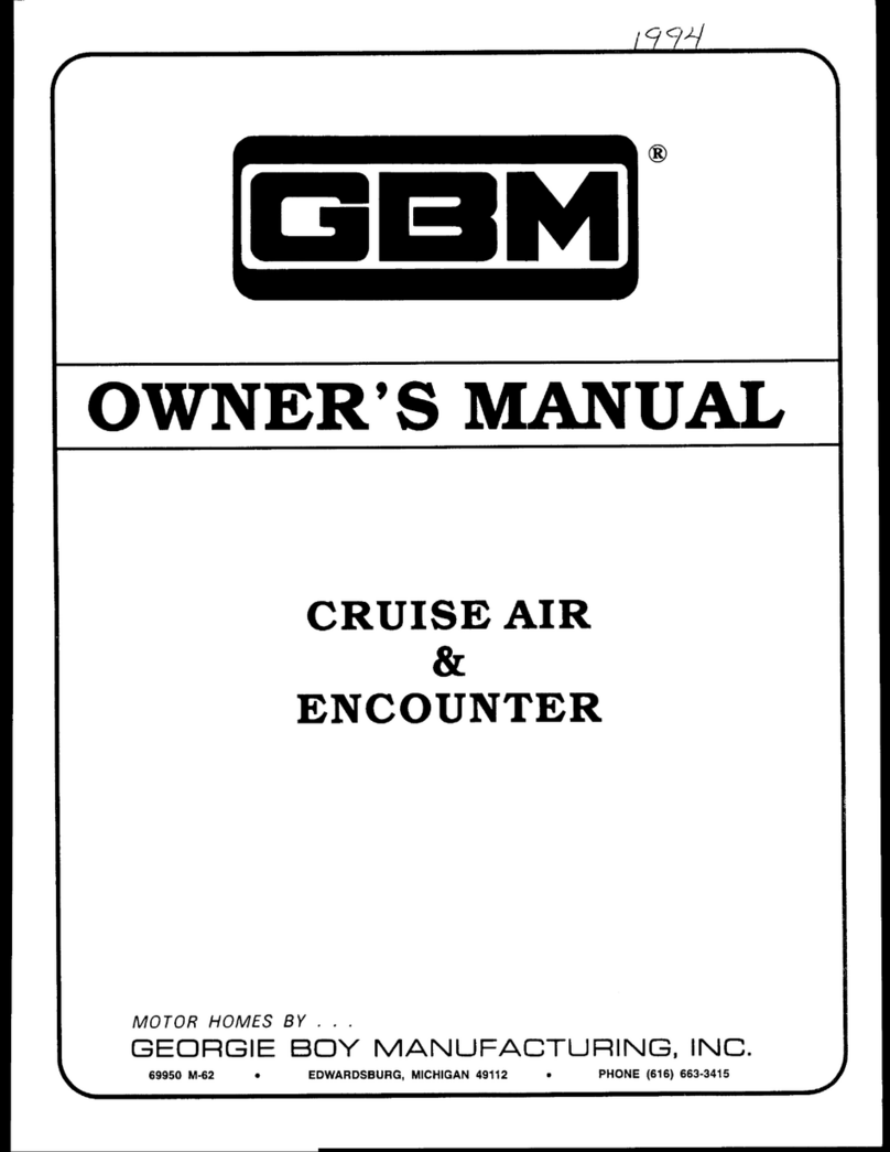 GBM 1994 Cruise Air owner's manual