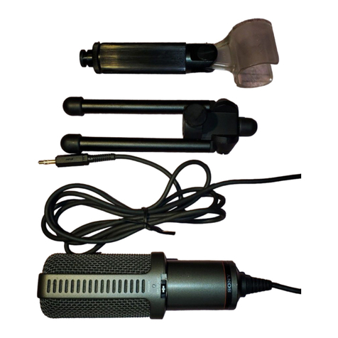 Sony ECM-737 User manual