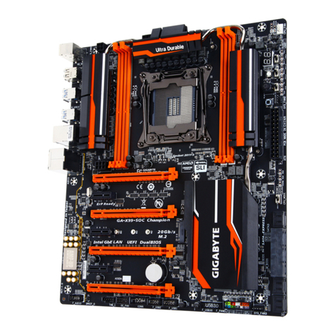 Gigabyte GA-X99-SOC Champion User manual