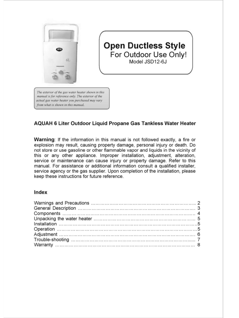 AQUAH JSD12-6J manual