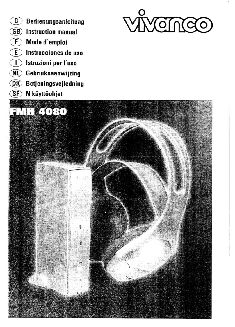 Vivanco FMH 4080 instruction manual