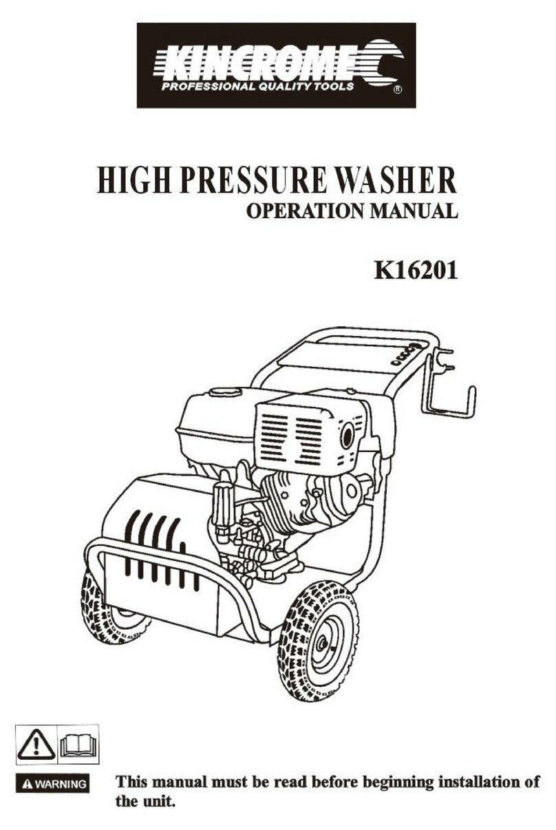 kincrome K16201 Operation manual