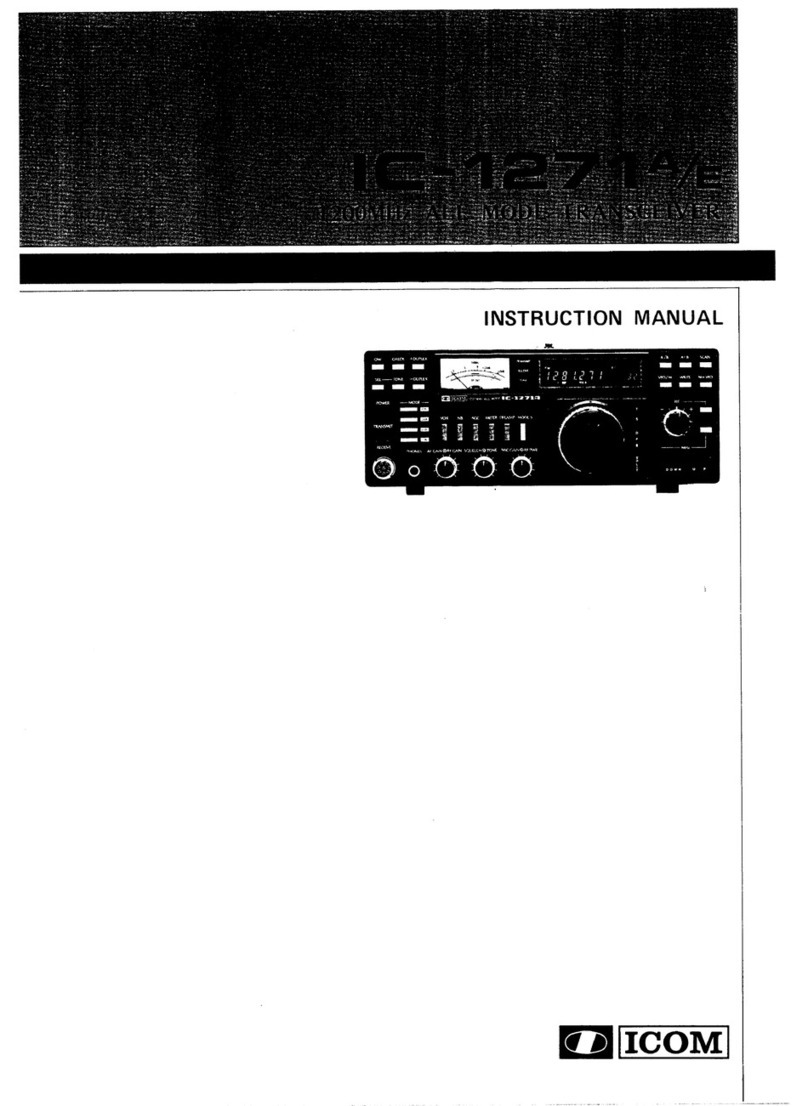 Icom IC01271A/E instruction manual