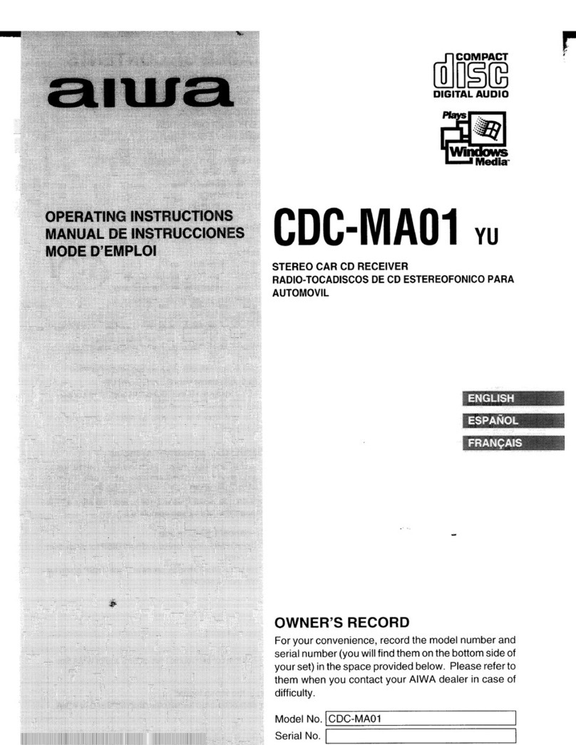 Aiwa CDC-MA01 operating instructions