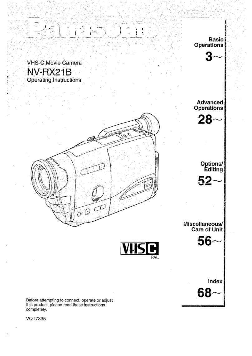 Panasonic NV-RX21B operating instructions