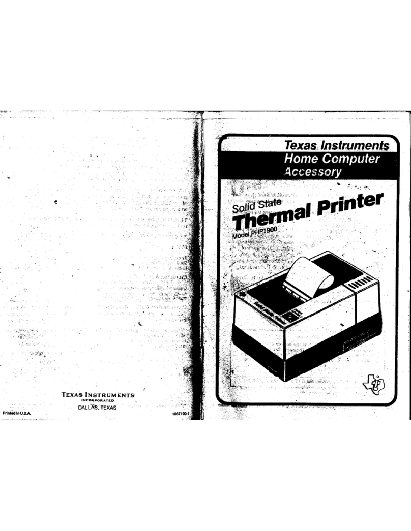 Texas Instruments PHP1900 User manual