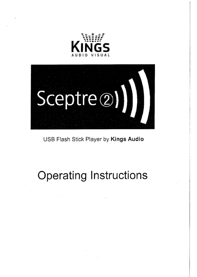 Kings Audio Sceptre 2 operating instructions