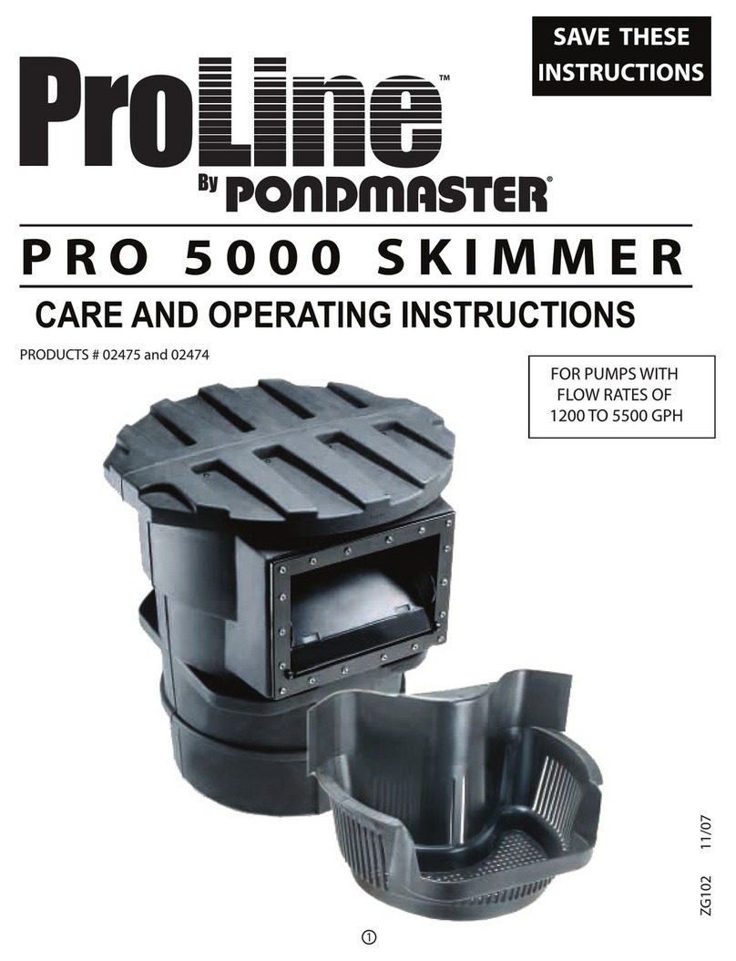 Proline Pro 5000 Care and operating instructions