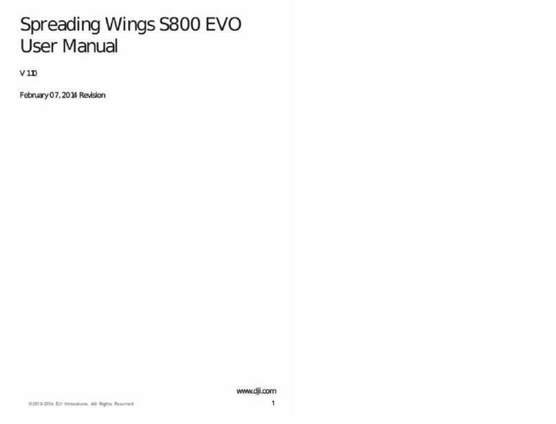 dji Spreading Wings S800 Evo user manual