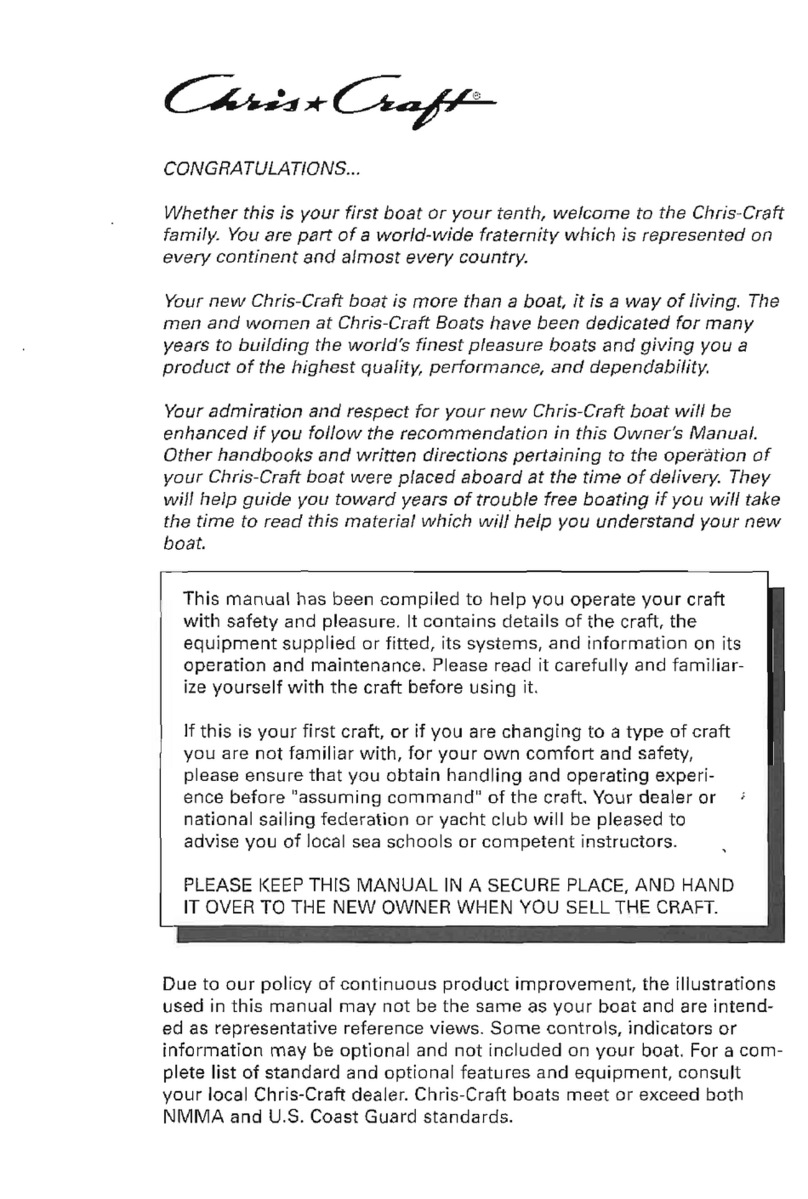 Chris-Craft Capri 21 User manual