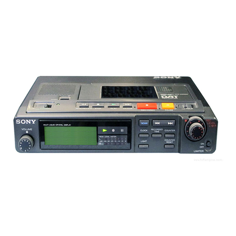 Sony TCD-D10 Service manual