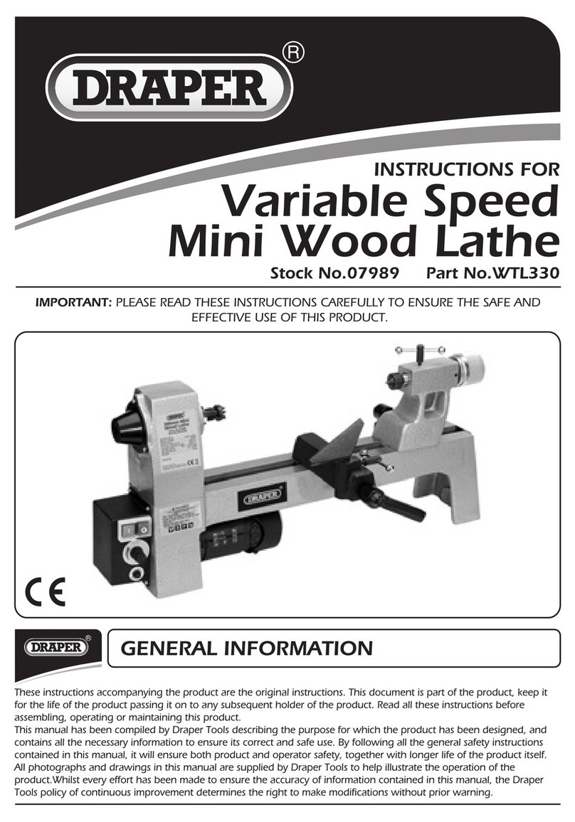 Draper WTL330 instructions