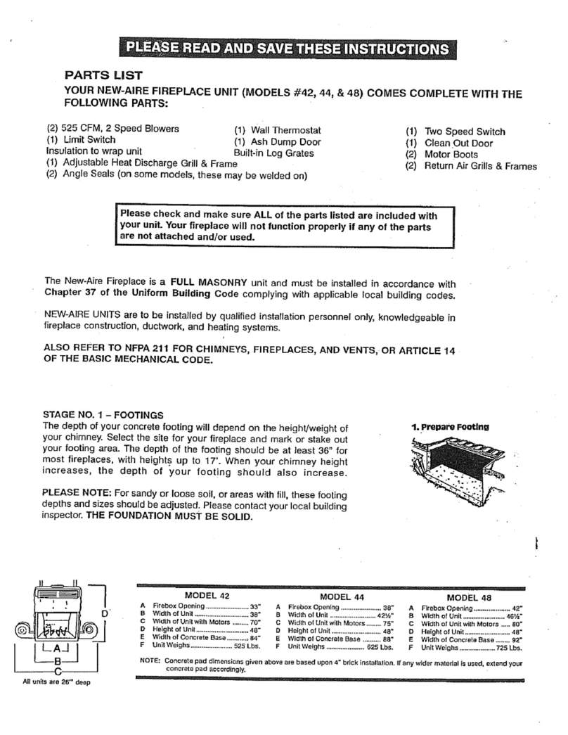 New-Aire 42 instructions