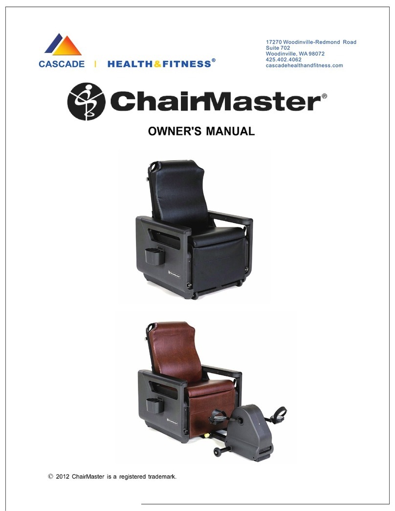 Cascade ChairMaster owner's manual