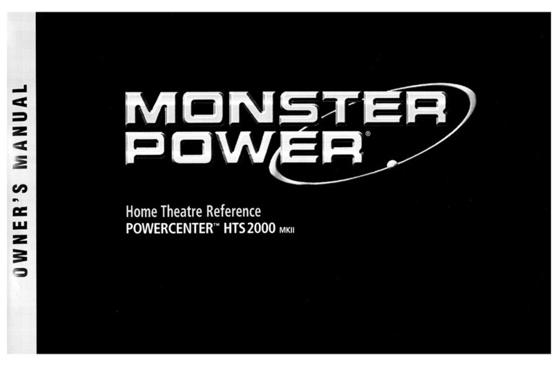 Monster Power HTS2000 User manual