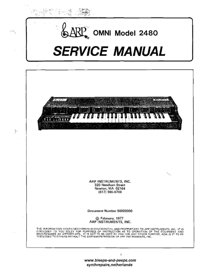 ARP Omni 2480 Service manual