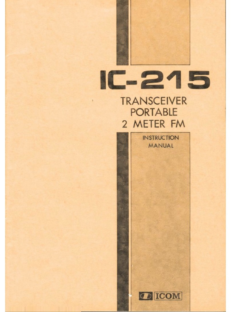 Icom IC-215 User manual