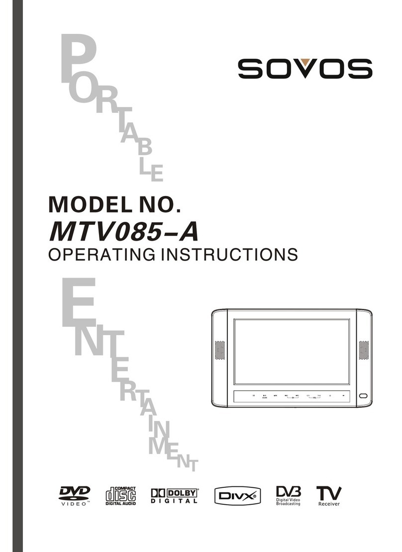 Sovos MTV085-A operating instructions