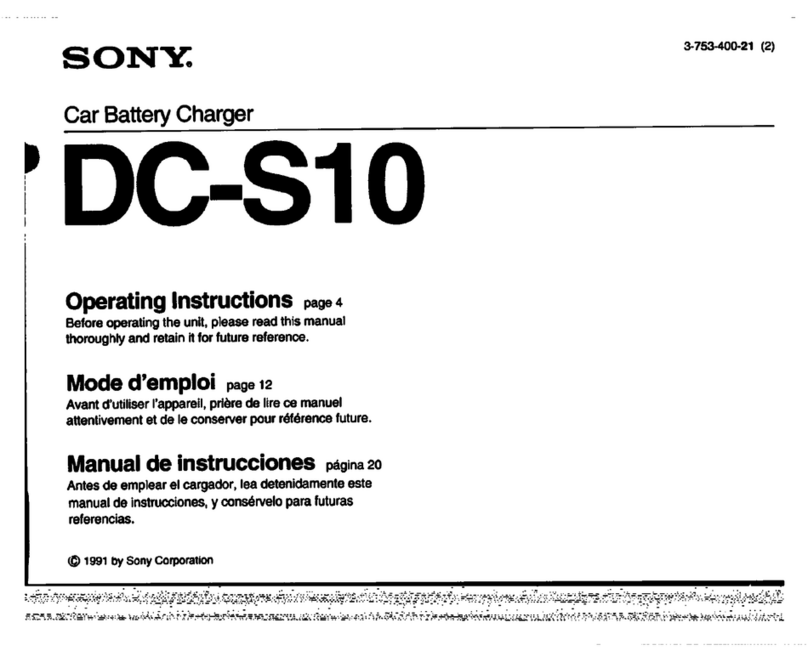 Sony DC-S10 operating instructions