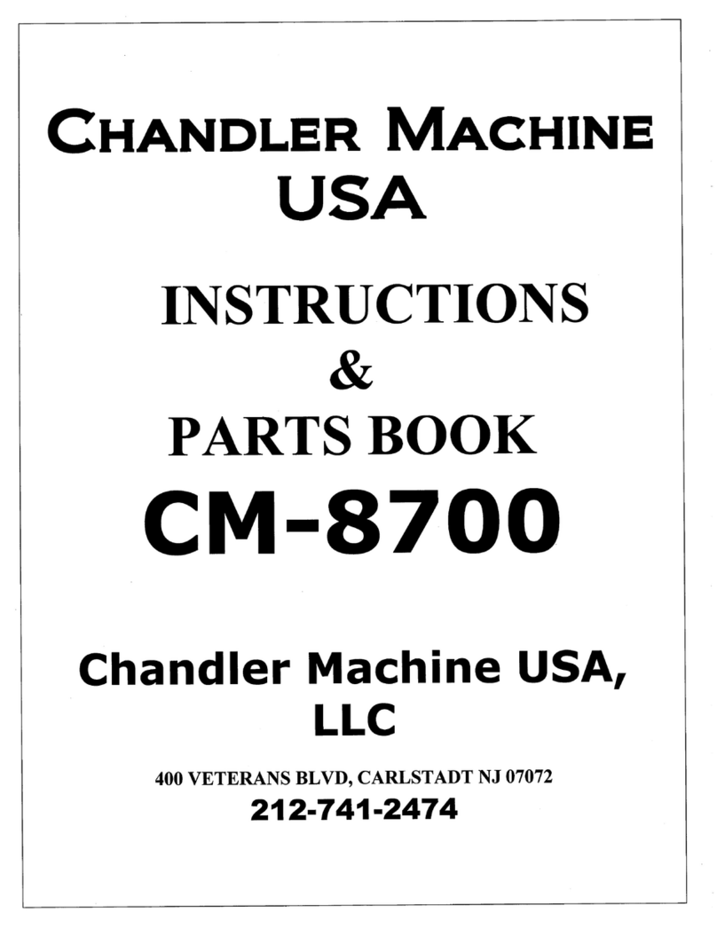 Chandler CM-8700 User manual