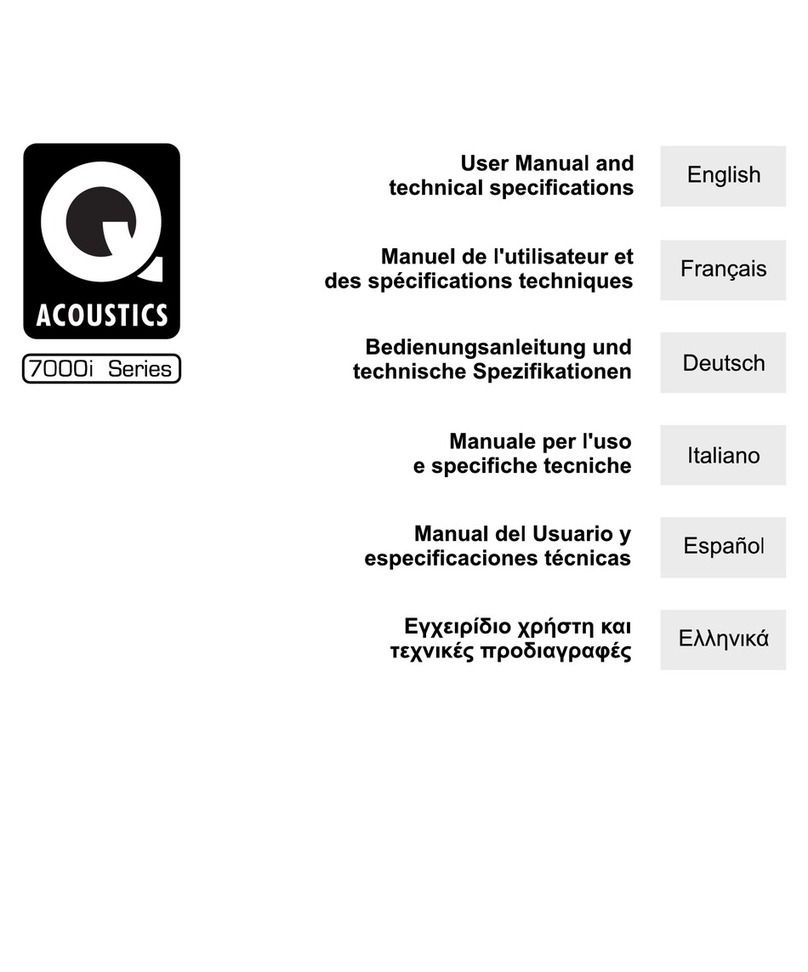 Q Acoustics Q7000i-5.1 User manual