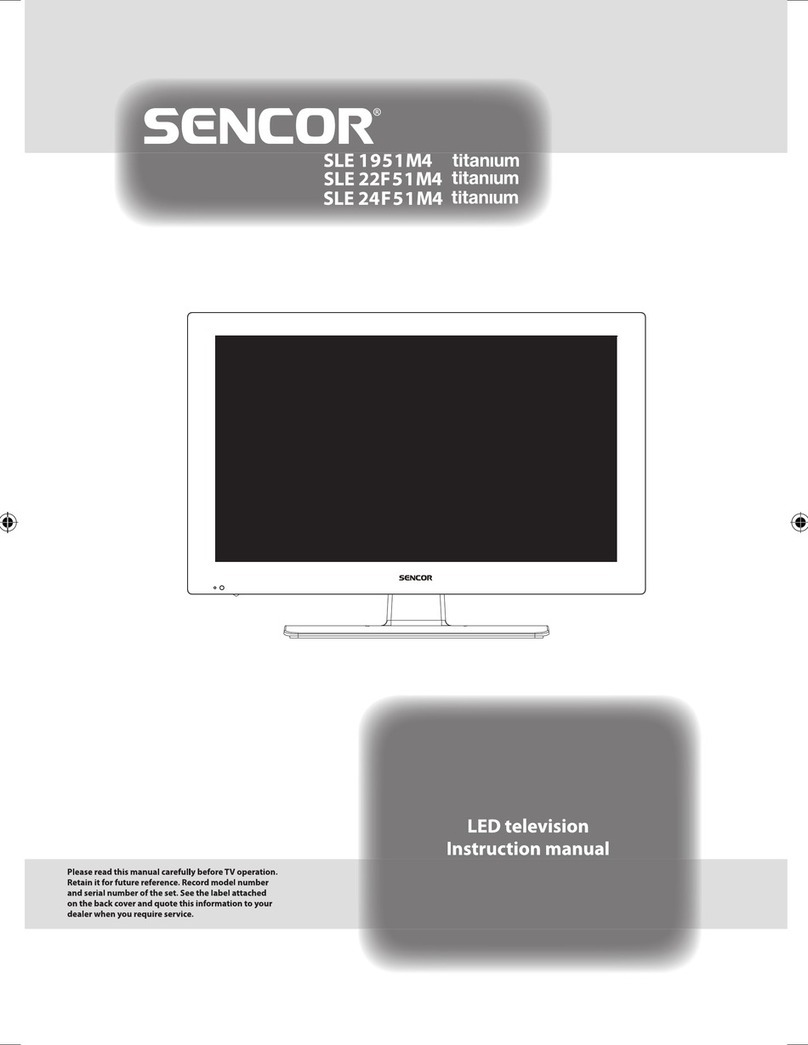 Sencor SLE 1951M4 titanium User manual