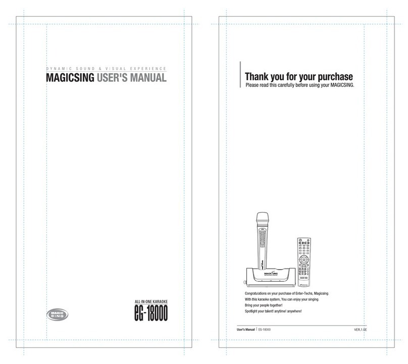Enter-Tech MagicSing EG-18000 User manual
