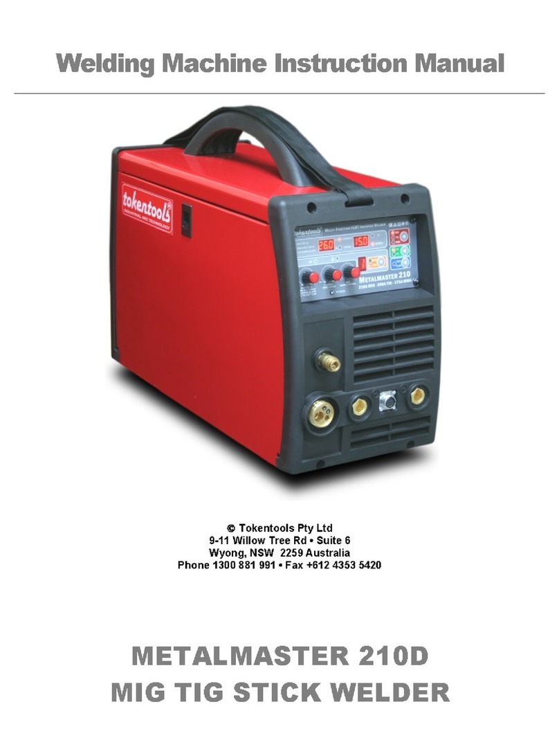 Tokentools Metalmaster 210D instruction manual