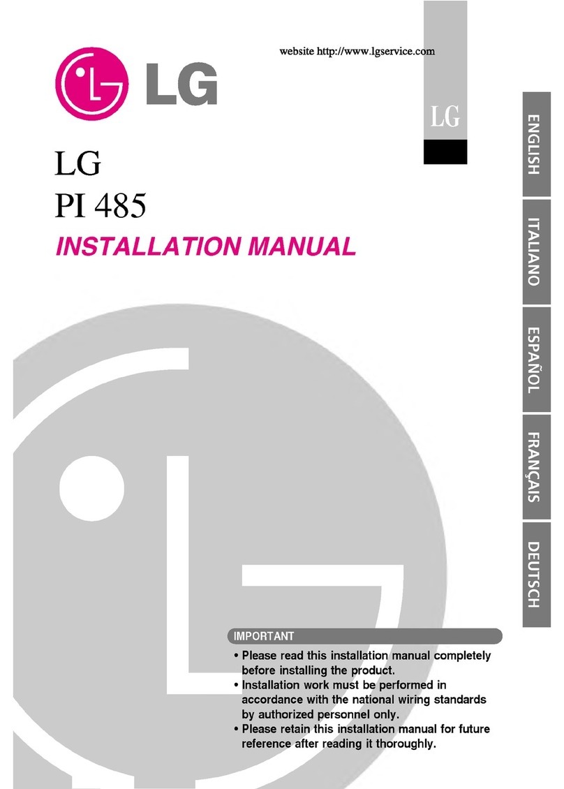 LG PI 485 User manual