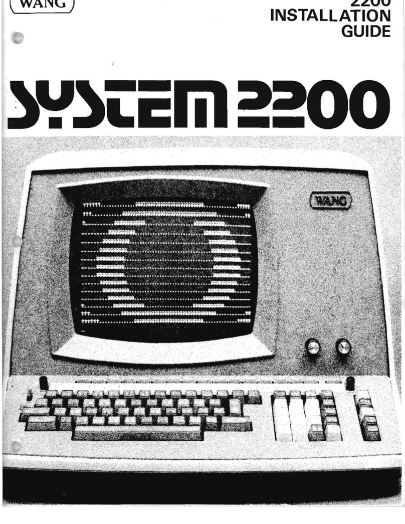 Wang System 2200 installation guide