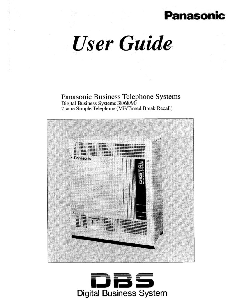 Panasonic DBS 38 user guide