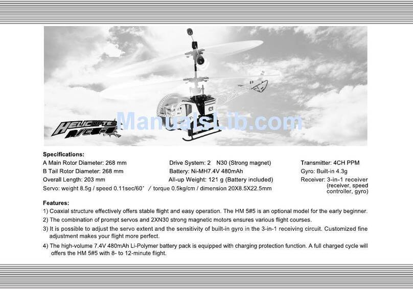 Walkera HM 5#5 user manual Walkera HM 5#5 user manual